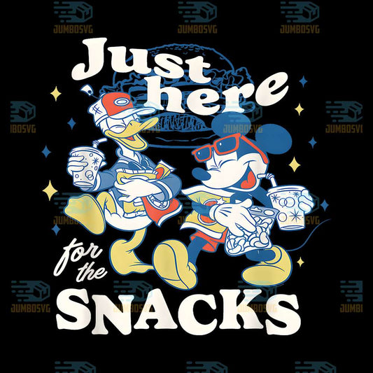 Disney-Mickey-And-Donald-Just-Here-For-The-Snacks-Road-Trip-Png