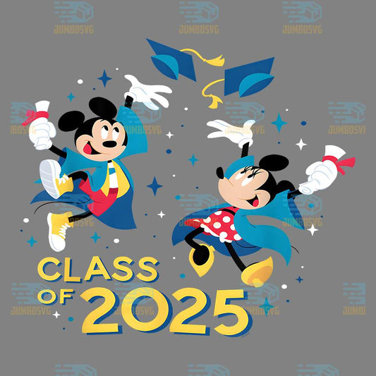 Disney-Mickey-And-Minnie-Mouse-Graduation-Class-Of-2025-Grad-Png