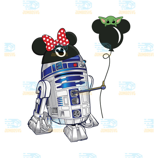 Disney-Minnie-Baby-Yoda-R2D2-Png