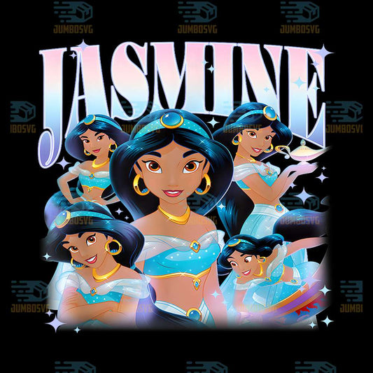 Disney-Princess-Jasmine-Elegant-And-Classy-Retro-90s-Collage-Png