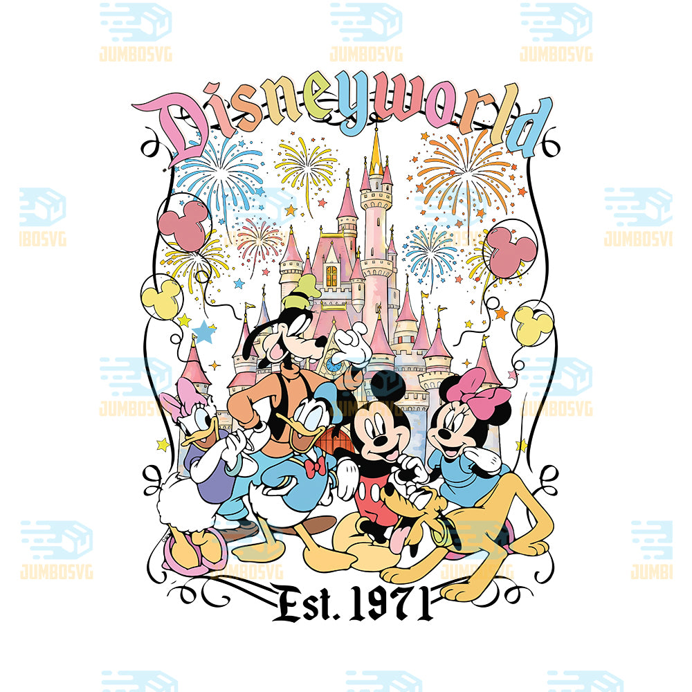 Disney-World-Castle-Friends-Family-Vacation-Png