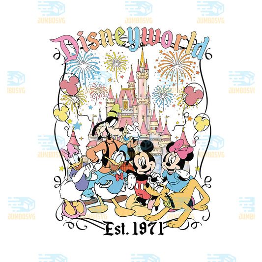 Disney-World-Castle-Friends-Family-Vacation-Png