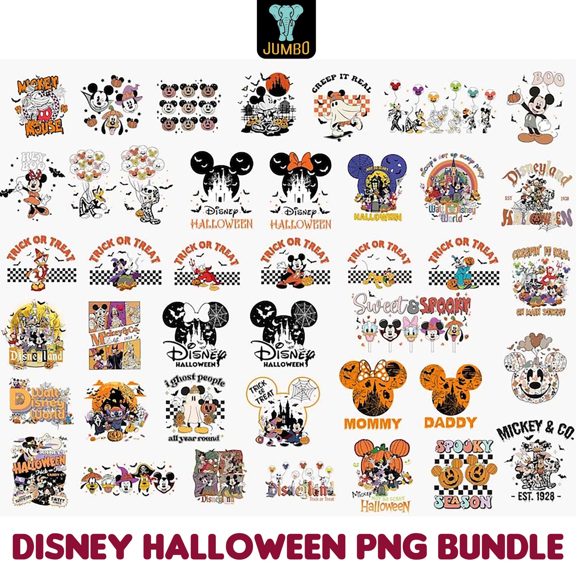 DisneyHalloweenPngBundle