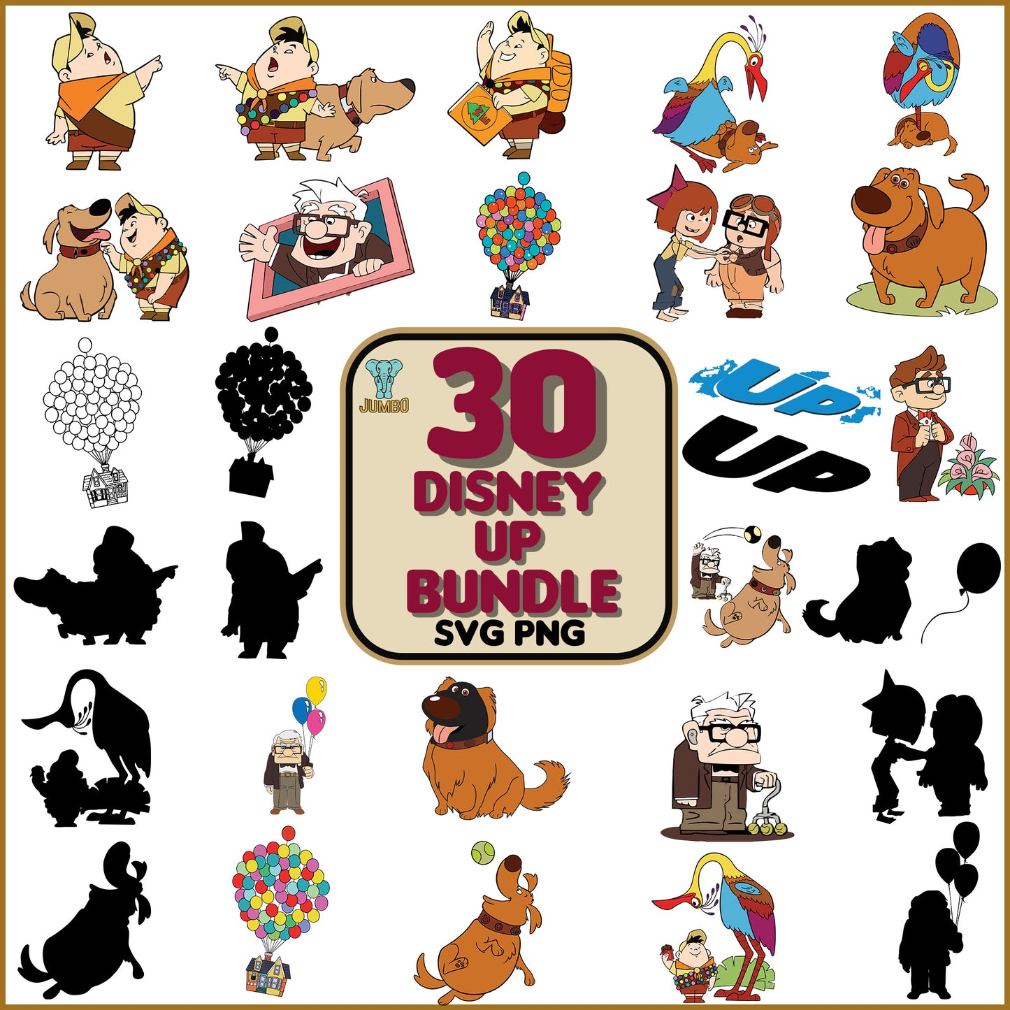 Disney Up Bundle Svg - Jumbosvg