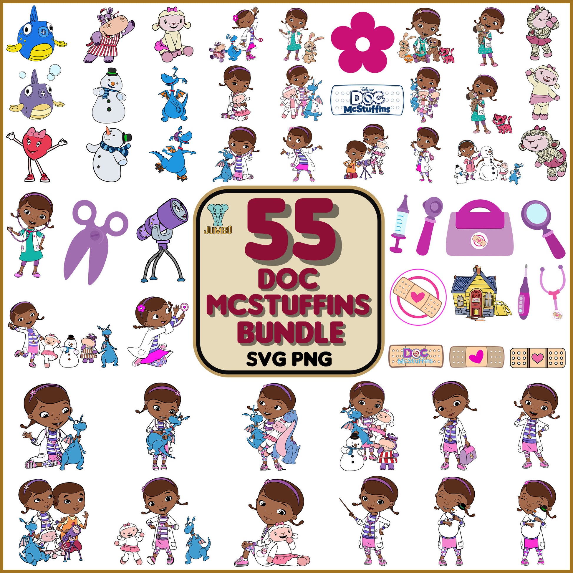 Doc McStuffins Bundle Svg - Jumbosvg