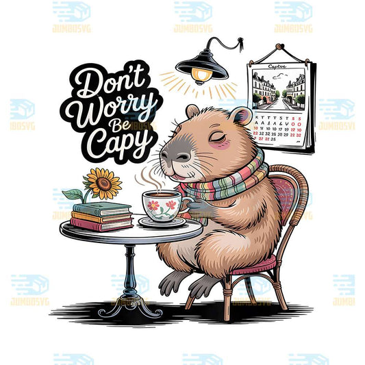 Don-t-Worry-Be-Capy-Capybara-Funny-Cappy-Animal-Lover-Png