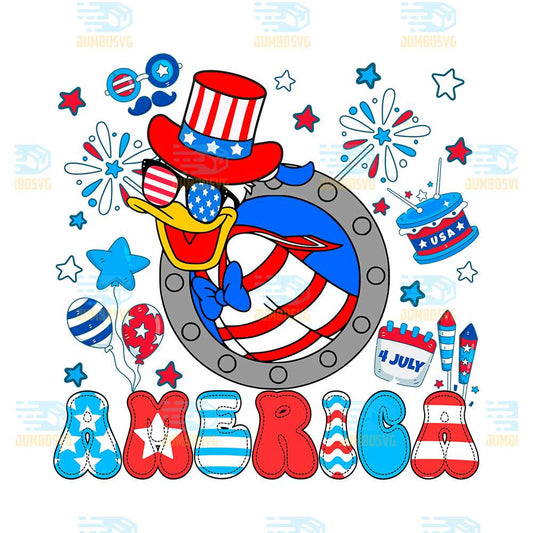 Donald-America-4th-Of-July-Png