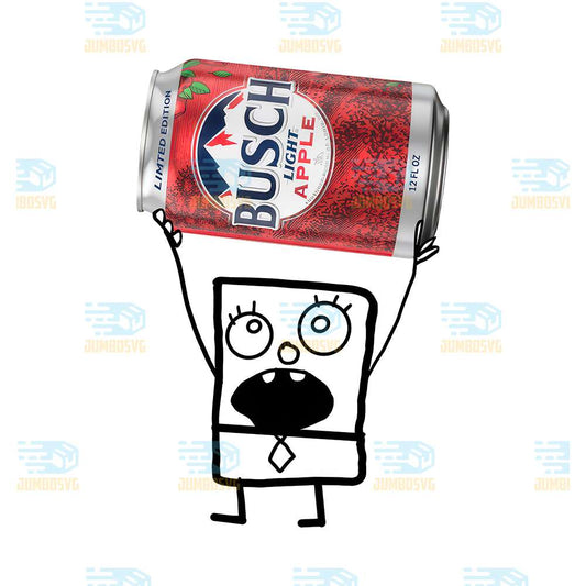 Doodlebob-Busch-Light-Apple-Png