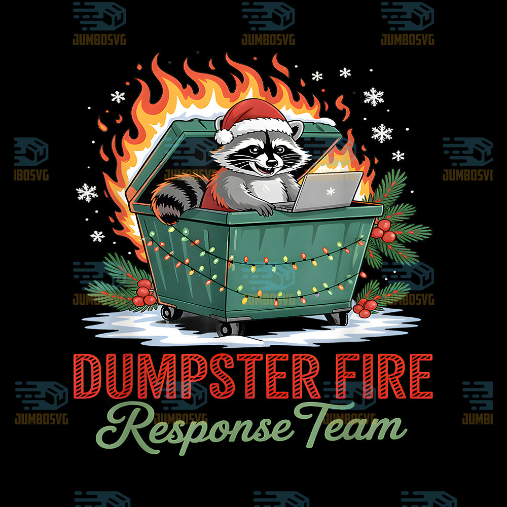 Dumpster-Fire-Response-Team-Leader-Christmas-Png