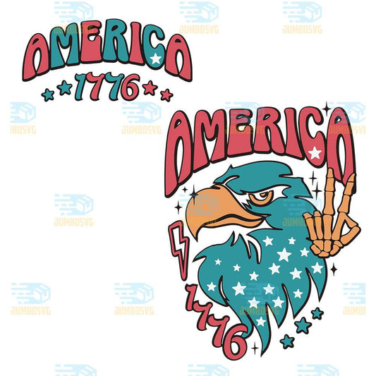 Eagle-America-1776-4th-Of-July-Svg