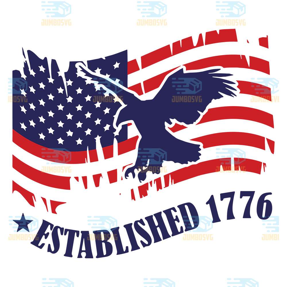 Eagles-Usa-Established-1776-Svg