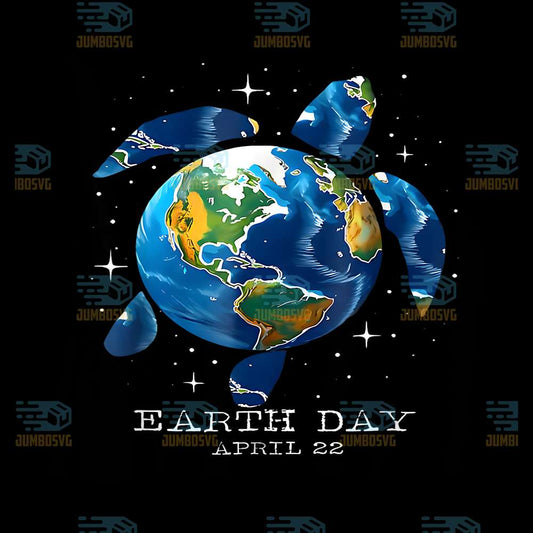 Earth-Day-2025-Save-Earth-Sea-Turtle-Art-Save-The-Planet-Png