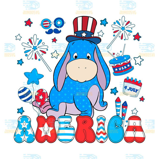 Eeyore-America-4th-Of-July-Png