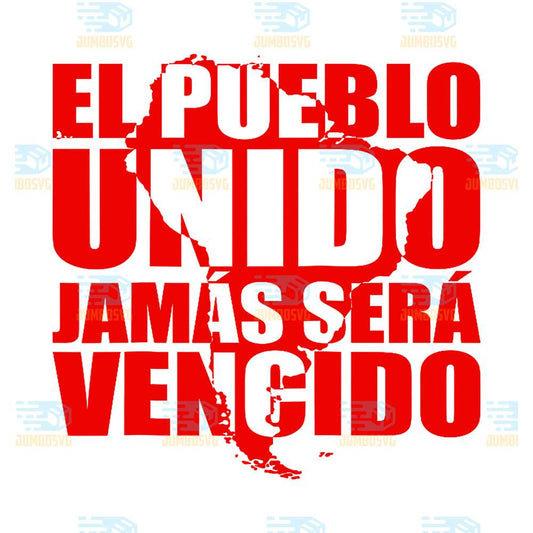 El-Pueblo-Unido-Jamas-Sera-Vencido-Svg
