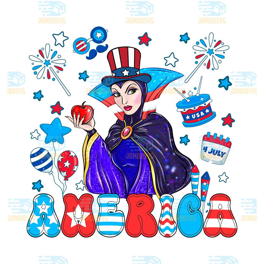 Evil-Queen-America-4th-Of-July-Png