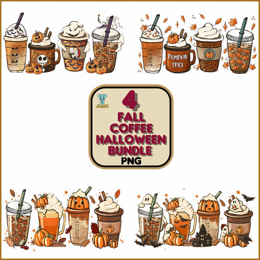 FallCoffeeHalloweenBundlePng