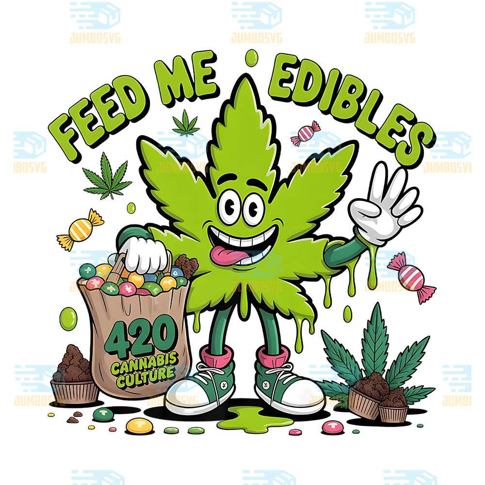 Feed-Me-Edibles-420-Hippie-Stoner-Weed-Png