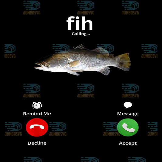 Fih-Calling-Remindme-Message-Decline-Accept-Phone-Call-Fish-Png