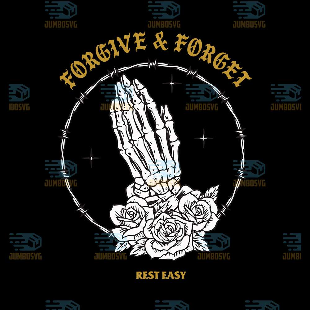Forgive-Forget-Skeleton-Flower-Svg
