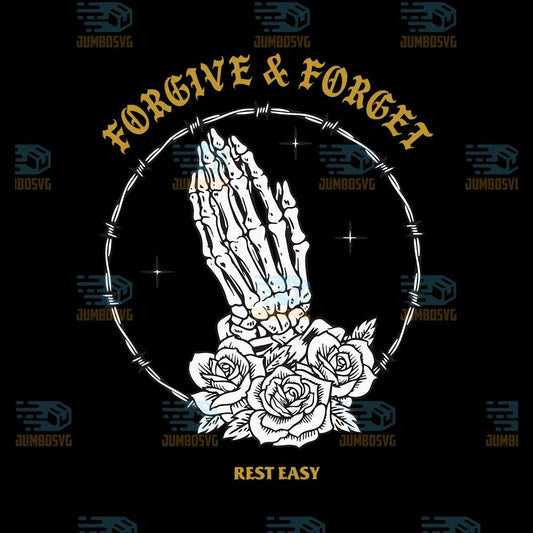 Forgive-Forget-Skeleton-Flower-Svg