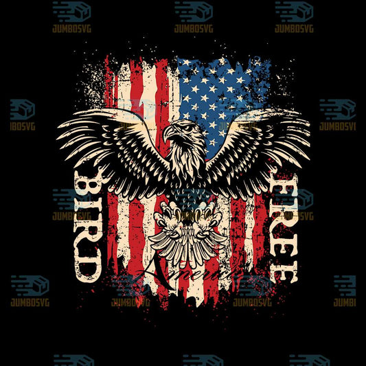Free-Bird-4th-Of-July-Svg