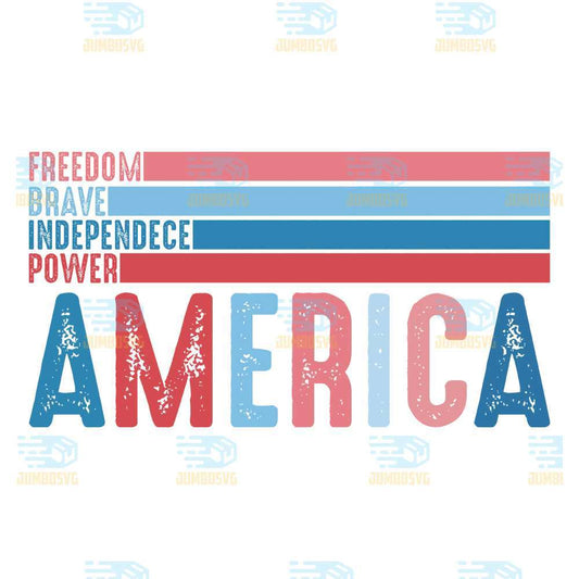 Freedom-Brave-Independece-Power-America-4th-Of-July-Png