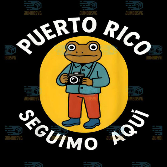 Frog-Puerto-Rico-Seguimo-Aqui-Png