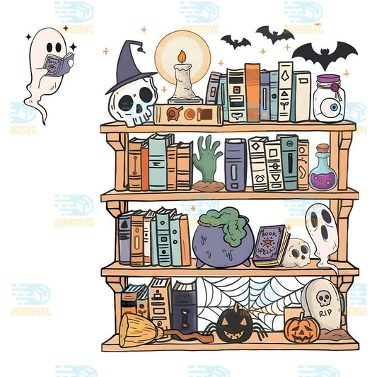 Ghost-Book-Reader-Png