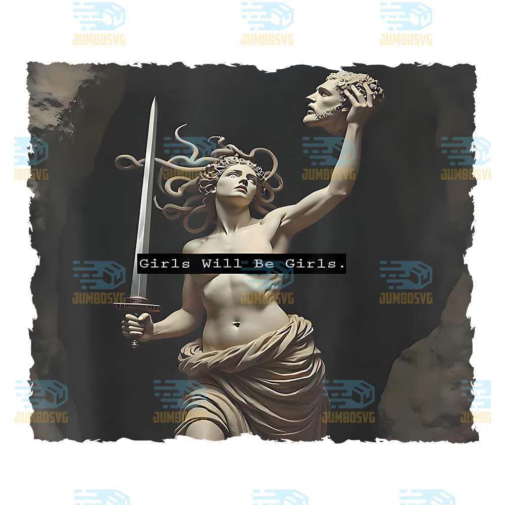 Girl-Will-Be-Girls-Medusa-Feminist-Png