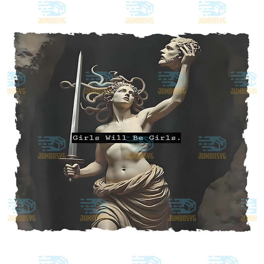 Girl-Will-Be-Girls-Medusa-Feminist-Png