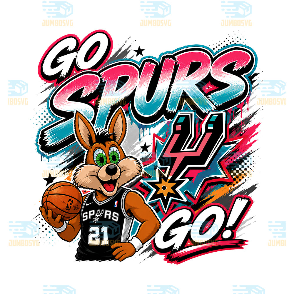 Go-Spurs-Go-Basketball-Mascot-Png-2