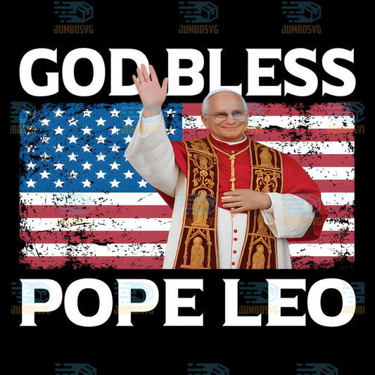 God-Bless-Pope-Leo-US-Pope-Leo-XIV-Png