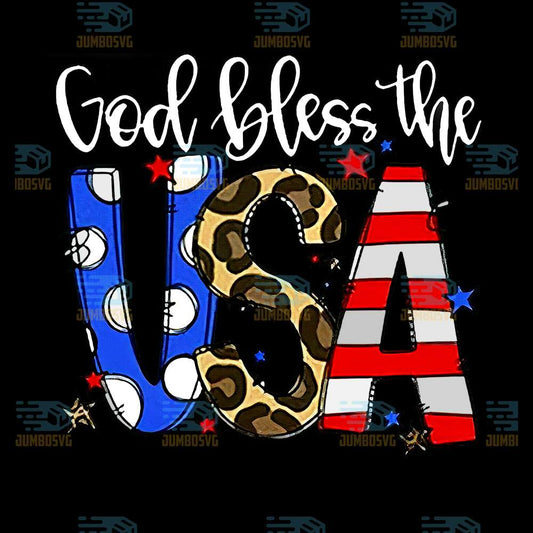 God-Bless-The-Usa-4th-Of-July-Png