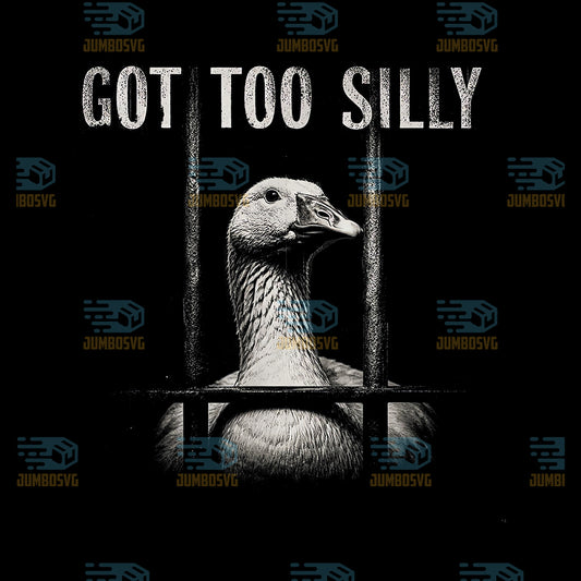 Goose-Prison-Meme-Got-Too-Silly-Goose-Png