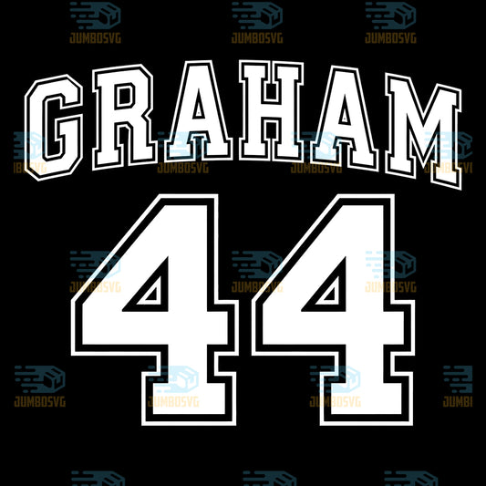 Graham-44-Varsity-Number-Png