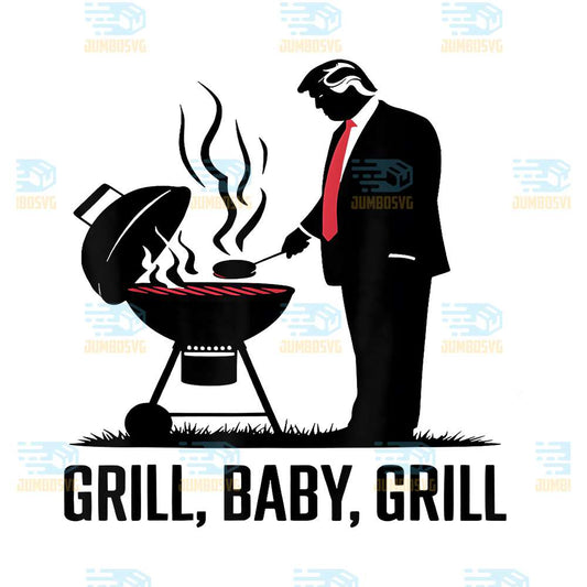 Grill-Baby-Grill-Trump-4th-Of-July-BBQ-Svg