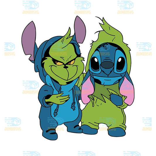Grinch-And-Stitch-Christmas-Png