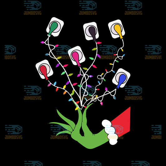 Grinch-Hand-ECG-Leads-Cheat-Sheet-Nurse-Medical-Christmas-Png