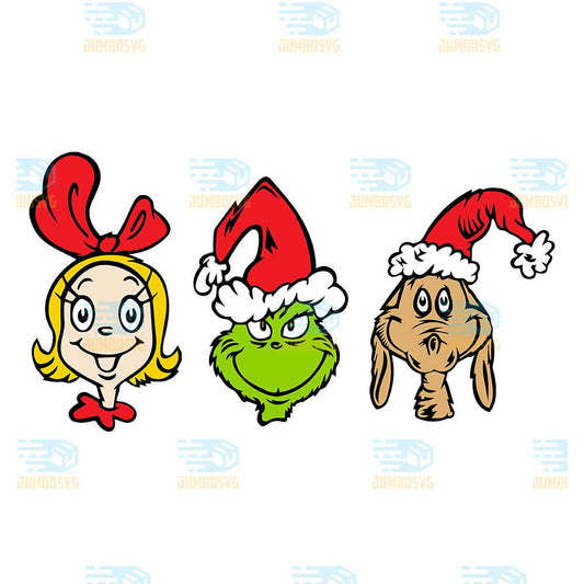 Grinch-Max-And-Cindy-Lou-Christmas-Png