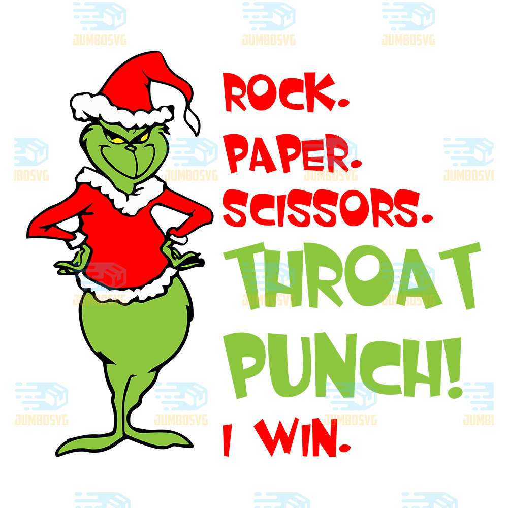 Grinch-Rock-Paper-Scissors-Throat-Punch-I-Win-Christmas-Png