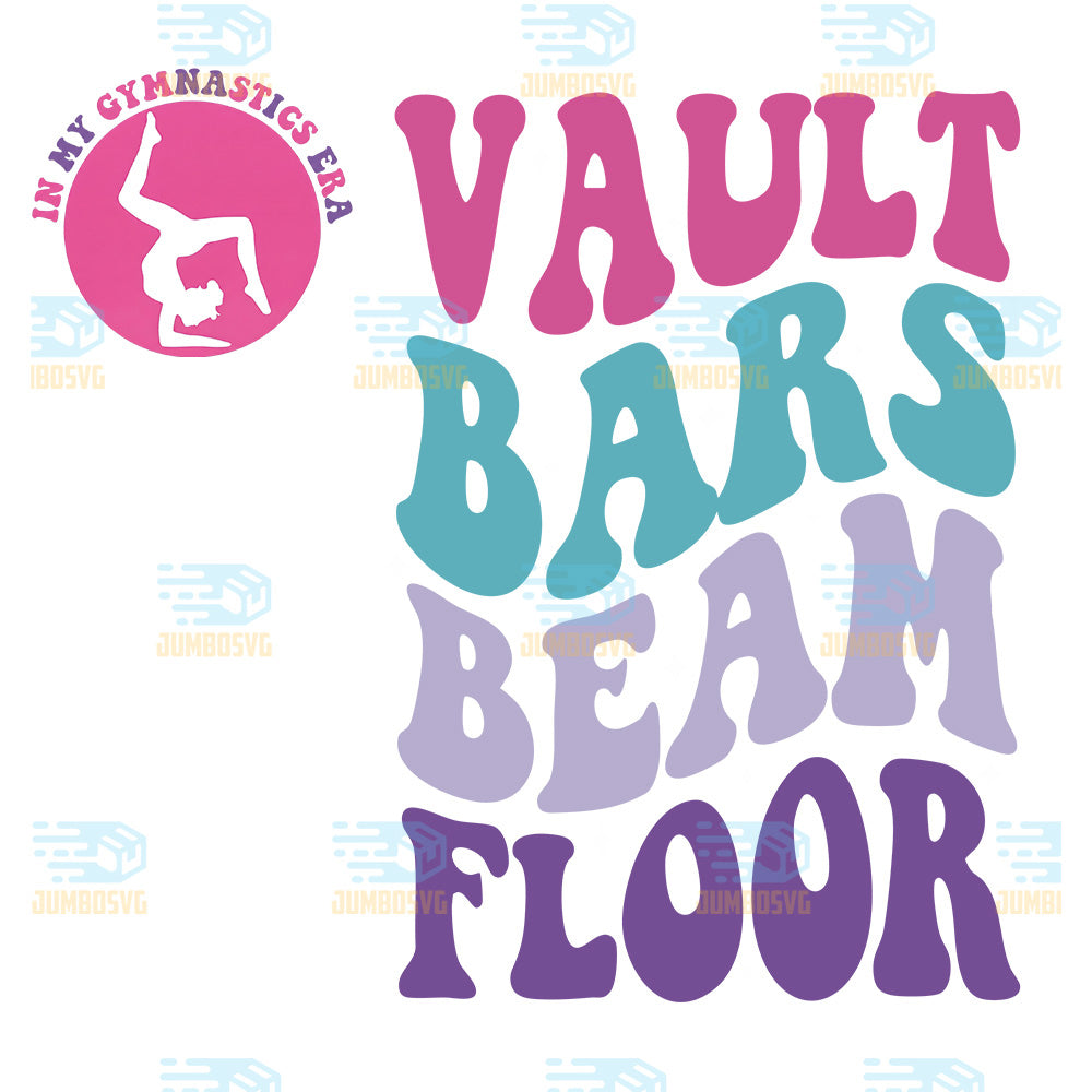 Gymnastics-Vault-Floor-Bars-Beam-Svg