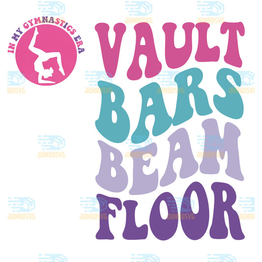 Gymnastics-Vault-Floor-Bars-Beam-Svg