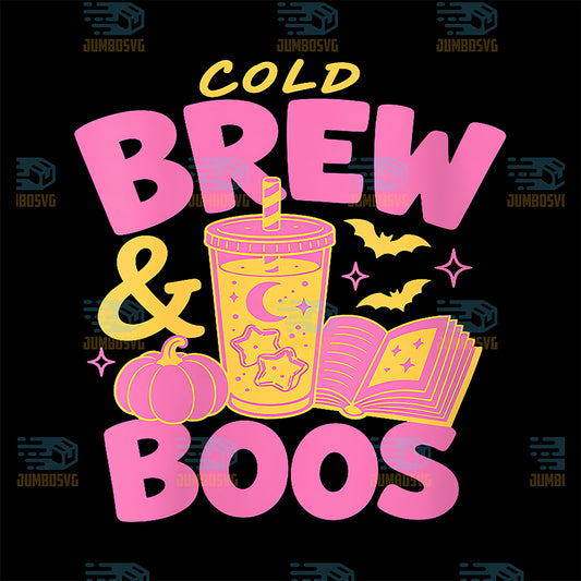 Halloween-Coffee-Colde-Brews-and-Boos-Spooky-Season-Svg