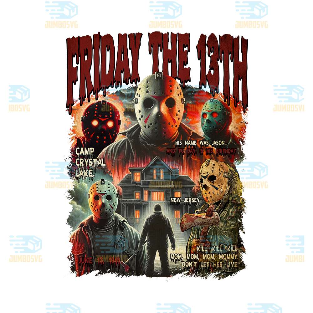 Halloween-Friday-The-13th-Horror-Jason-Voorhees-Characters-Png-1