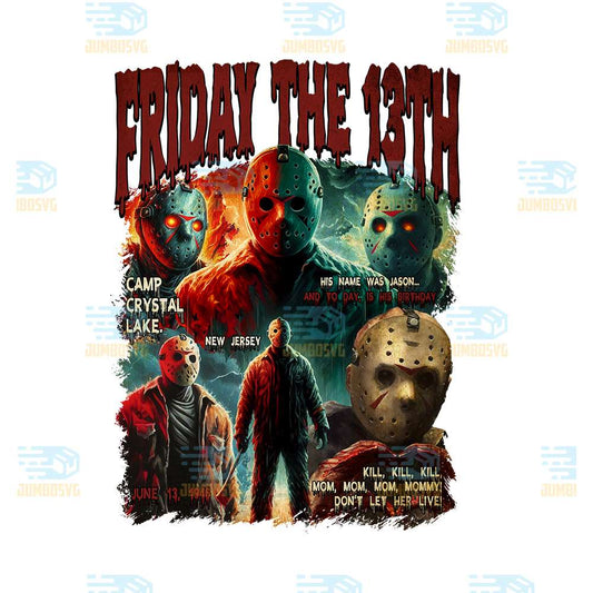 Halloween-Friday-The-13th-Horror-Jason-Voorhees-Characters-Png