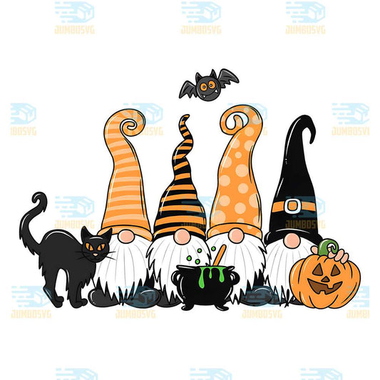 Halloween-Gnomes-Png
