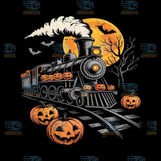 Halloween-Train-Jack-O-Lantern-Pumpkin-Men-Women-Kid-Png