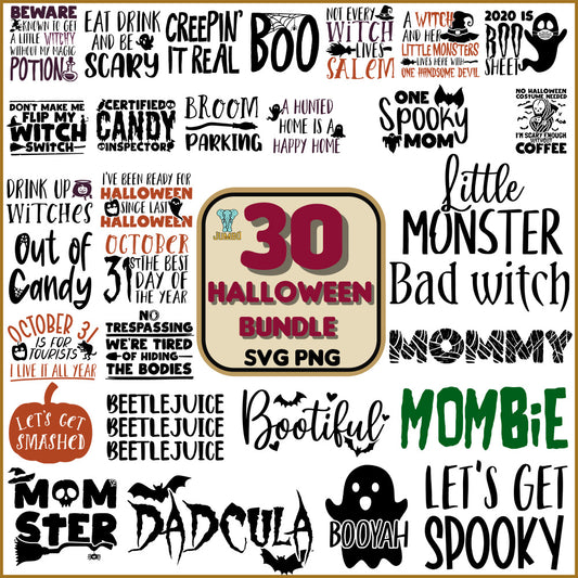 HalloweenSpookySvgBundle