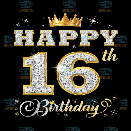 Happy-16th-Birthday-16-Years-Old-Boys-Girls-Birthday-Party-Png
