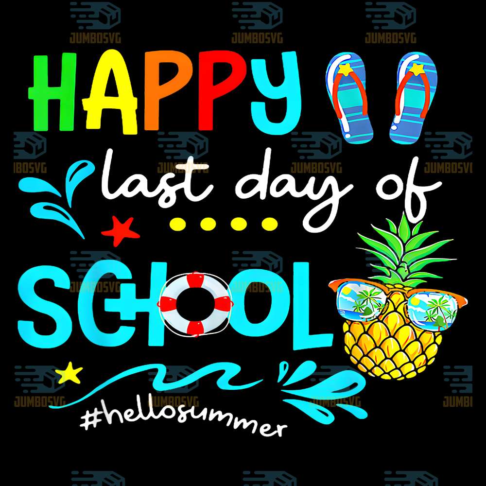 Happy-Last-Day-Of-School-Hello-Summer-Teacher-Student-Png